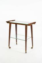 Serveerwagen - Glas, Hout