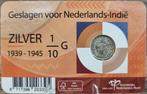 Nederland. 2025 Coincard 1/10 Gulden, Ned. Indie jaar 1941P