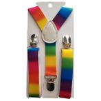Fako Fashion® - Kinder Bretels - Print - Regenboog - 65cm -, Verzenden, Nieuw