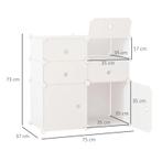 TRUUSK Schoenenkast - Plank met opbergdozen - Kledingkast va, Huis en Inrichting, Verzenden, Nieuw