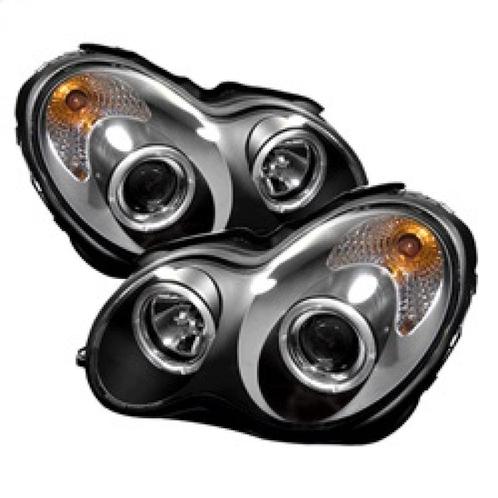Spyder Mercedes Benz C-Class 01-05 4 DrProjector Headlights, Auto-onderdelen, Verlichting, Ophalen of Verzenden