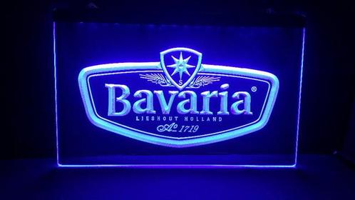 Bavaria neon bord lamp LED verlichting reclame lichtbak, Verzamelen, Merken en Reclamevoorwerpen, Nieuw, Verzenden