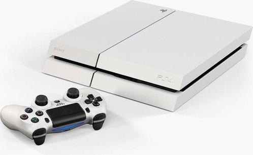 PlayStation 4 500GB (wit) met garantie bundel, Spelcomputers en Games, Spelcomputers | Sony PlayStation 4, Met 1 controller, 500 GB