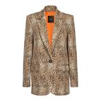 Pinko • bruin zwarte blazer Erminia • 32 (IT38), Pinko, Bruin, Verzenden, Nieuw