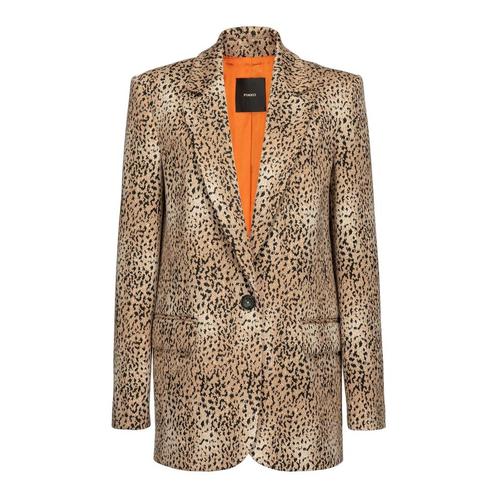 Pinko • bruin zwarte blazer Erminia • 32 (IT38), Kleding | Dames, Truien en Vesten, Bruin, Nieuw, Maat 34 (XS) of kleiner, Verzenden