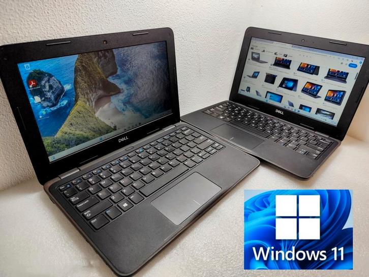 Dell Latitude 3190 laptop Intel quadcore Windows 11, Computers en Software, Windows Tablets, 12 inch, 64 GB, Uitbreidbaar geheugen