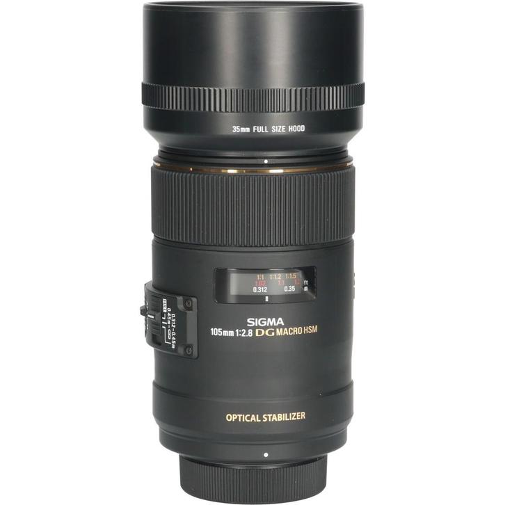 Sigma 105mm f/2.8 EX DG OS HSM Macro Nikon CM4968, Audio, Tv en Foto, Fotografie | Lenzen en Objectieven, Macrolens, Gebruikt