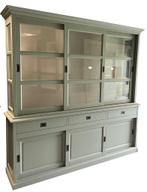 Buffetkast Engels groen - wit  Beverwijk 220cm, Huis en Inrichting, Kasten | Buffetkasten, Ophalen of Verzenden, Nieuw