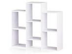Vakkenkast wit 85x22x76 cm - houten boekenkast, Antiek en Kunst, Ophalen of Verzenden
