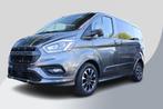 Ford Transit Custom 310 2.0 TDCI L1H1 Sport DC, Auto's, Bestelauto's, Gebruikt, Euro 6, Overige kleuren, Leder en Stof