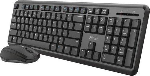 Trust ODY - Draadloos toetsenbord en muis - Qwerty, Computers en Software, Toetsenborden, Verzenden