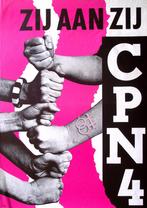 ZIJ AAN ZIJ CPJN LIJST 4 op vintage poster (lijst optie), Verzamelen, Posters, Verzenden, Nieuw, Overige onderwerpen, Met lijst