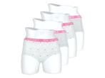 Dames boxershorts - 4-Pack - Katoen - Grijs-Roze, Verzenden