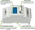 2dekans | Velleman Professionele kWh Meter 1 Fase – DIN Rail, Ophalen of Verzenden, Zo goed als nieuw