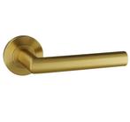 Deurklink Tavira op rond rozet PVD goud, Verzenden, Nieuw