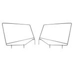 Rugged Ridge Upper Door Skin Frames 87-95 Jeep Wrangler YJ, Ophalen of Verzenden