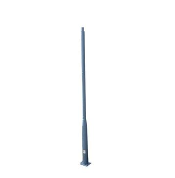 Budget lantaarnpaal-lichtmast met voetplaat grijs, lengt... beschikbaar voor biedingen