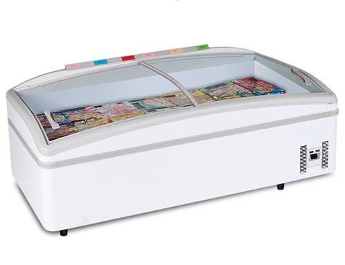 GGM Gastro | Koel- & vrieseiland - 1990x920mm - 470 liter -, Witgoed en Apparatuur, Vriezers en Diepvrieskisten, Inbouw, 140 tot 160 cm