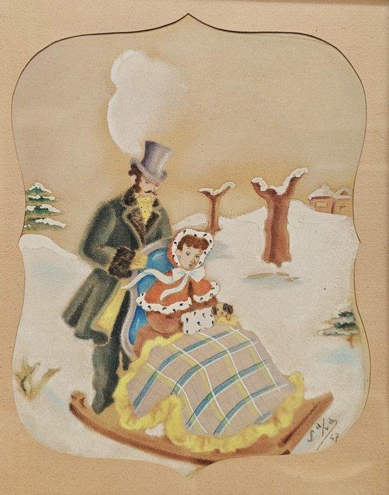 Collectie van memorabilia - Kersttaferelen, Diversen, Kerst