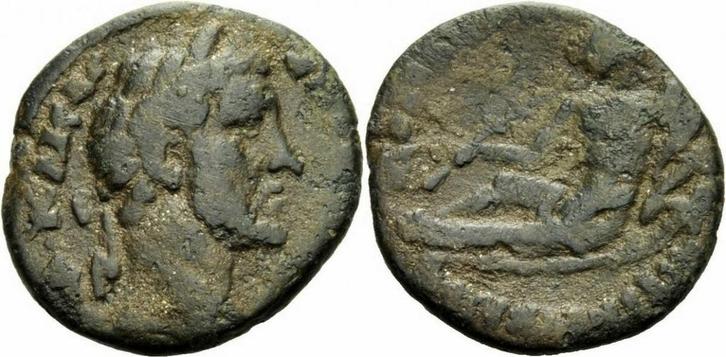 Bronze 138-161 Lydien Antoninus Pius Kilbianoi Inferiores..., Postzegels en Munten, Munten | Europa | Niet-Euromunten, Verzenden