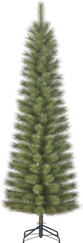 2dekans | Black Box Kunstkerstboom - Smal - Groen - 215 cm -, Diversen, Kerst, Zo goed als nieuw, Ophalen of Verzenden