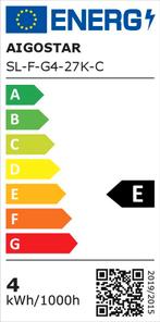 E14 LED lamp - Dimbaar - Filament lamp - 4W - 5 stuks - Aigo, Huis en Inrichting, Verzenden, Nieuw