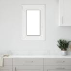 vidaXL Kelderraam RISOR 50x75 cm draai-kiep DIN links wit, Doe-het-zelf en Verbouw, Glas en Ramen, Verzenden, Nieuw