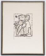 Pierre Alechinsky (1927) - Composition, Antiek en Kunst