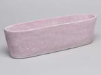 Cement flowerpot oval roze 37. 5x10x10. 5cm. large, Hobby en Vrije tijd, Ophalen of Verzenden, Nieuw