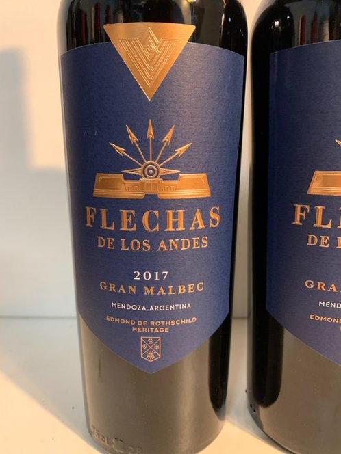 2017 Flechas de los Andes Gran Malbec Edmond de Rothschild, Verzamelen, Wijnen