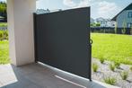 Windscherm 350x180 cm – grijs – uitschuifbaar – tuinaf, Ophalen of Verzenden, Nieuw