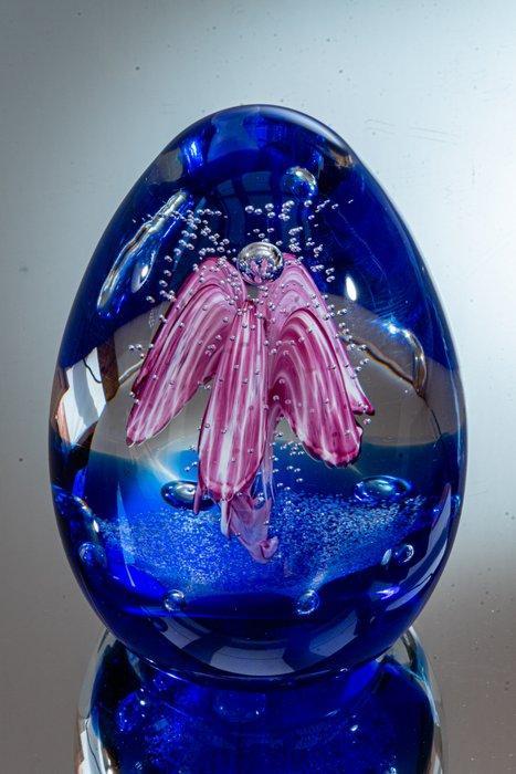 Caithness Glass - Colin Terris - Presse-papier - Fae Pink, Antiek en Kunst, Antiek | Glas en Kristal