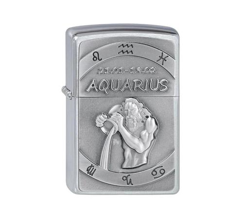 Zippo Aquarius emblem (Zodiac), Verzamelen, Rookartikelen, Aanstekers en Luciferdoosjes, Aansteker, Verzenden