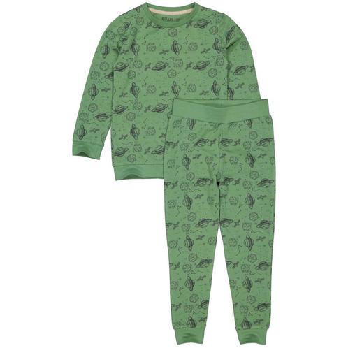 Quapi Kidswear - Pyjama Universum Groen, Kinderen en Baby's, Kinderkleding | Overige, Jongen, Nieuw, Ophalen of Verzenden