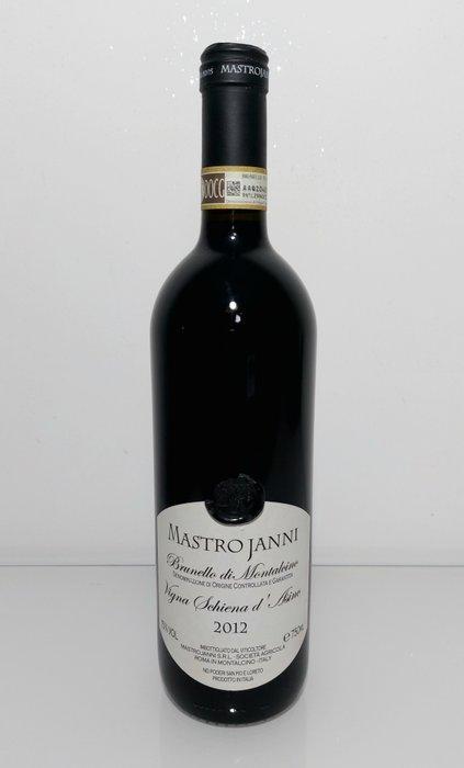 2012 Mastrojanni Vigna Schiena dAsino - Brunello di, Verzamelen, Wijnen
