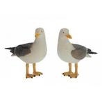 Zeemeeuw staand van 15 cm polystone - Decoratie vogels, Ophalen of Verzenden, Nieuw
