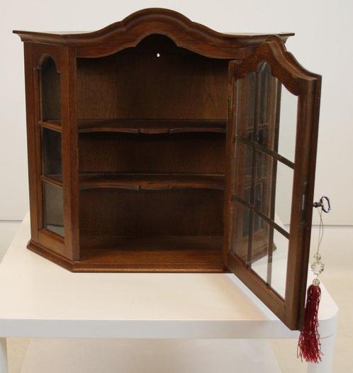 Vitrinekast - Glas, Hout, Antiek en Kunst, Curiosa en Brocante