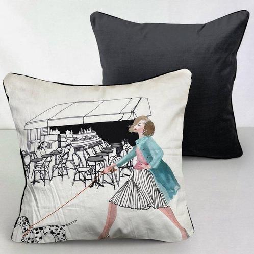 JAB Anstoetz Group - Nieuwe set van twee - Kussen, Antiek en Kunst, Antiek | Kleden en Textiel