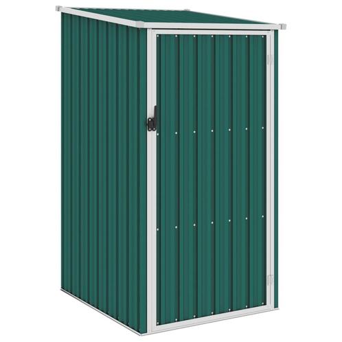 vidaXL Tuinschuur 87x98x159 cm gegalvaniseerd staal groen, Tuin en Terras, Tuinhuizen, Nieuw, Verzenden