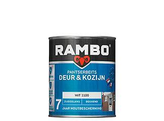 Rambo Pantserbeits Deur & Kozijn Zijdeglans Dekkend - Rij..., Doe-het-zelf en Verbouw, Verf, Beits en Lak, Beits, Groen, Nieuw