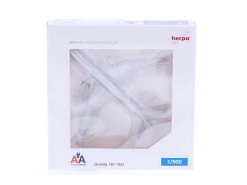 Schaal 1:500 Herpa 517980 American Airlines Boeing 767-30..., Hobby en Vrije tijd, Modelbouw | Vliegtuigen en Helikopters, Gebruikt