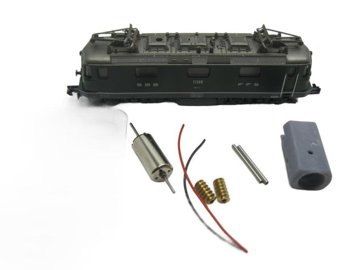micromotor NA019G motor ombouwset voor Arnold Re 4/4, Hobby en Vrije tijd, Modeltreinen | N-Spoor, Gelijkstroom, Overige typen