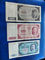 Polen. 20, 100 and 500 Zlotych - 1948 (Zonder Minimumprijs)