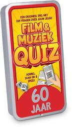 Film & Muziek Quiz - 60 jaar | Miko Products - Kaartspellen, Hobby en Vrije tijd, Gezelschapsspellen | Kaartspellen, Verzenden