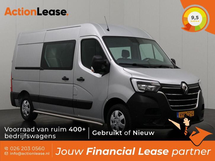 Renault Master Dubbel cabine L2 H2 2021 Diesel, Auto's, Renault, Dealer onderhouden, Te koop, Zwart, Handgeschakeld, Financial lease