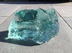 Zeer mooi stuk van maat XXL van Andara-glas in aquamarijn /