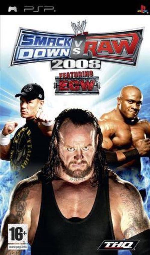 WWE Smackdown vs Raw 2008 (Sony PSP), Spelcomputers en Games, Games | Sony PlayStation Portable, Gebruikt, Vanaf 12 jaar, Verzenden