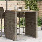 vidaXL Tuinbartafel acaciahouten blad 105x80x110 cm poly, Verzenden, Nieuw