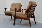 De Ster Gelderland - Fauteuil (2) - Hout, Teak, Wol, Antiek en Kunst