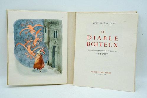 Alain René Le Sage / Dubout - Le Diable Boiteux - 1945, Antiek en Kunst, Antiek | Boeken en Bijbels